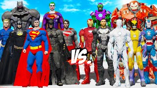 Team Ironman Vs Team Batman & Superman - Epic Superheroes War