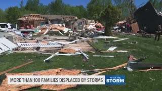 Cleanup continues in Portage after tornado