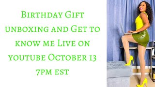 Unboxing And Get To Know Me Live So Kate Unboxing