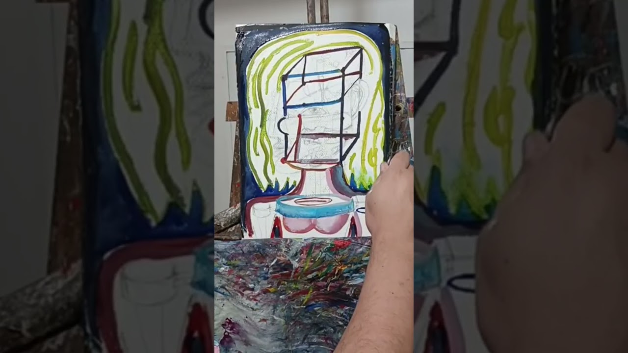 Series: Abstracta Pop, Cabeza de Mujer, Cabeza de Hombre. Diego Manuel Rodríguez #diegomanuelartist 