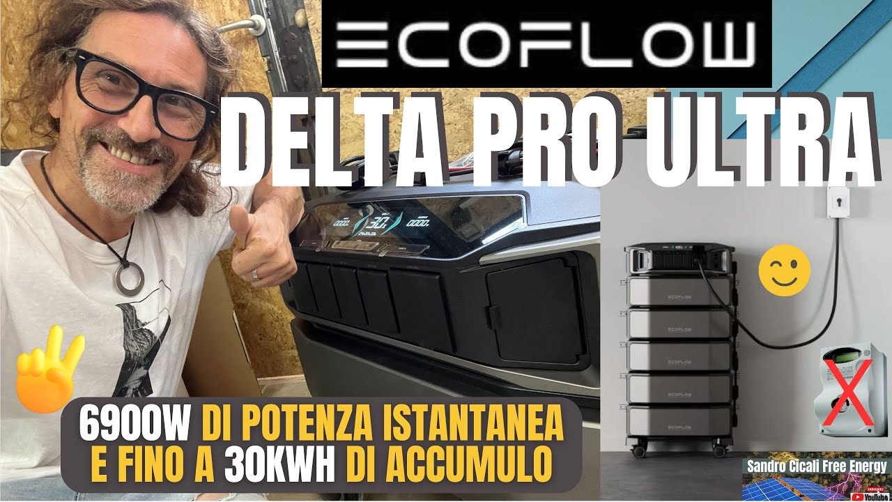 ​ECOFLOW DELTA PRO ULTRA Fino a 30KWH di Storage e una potenza istantanea di 6900W