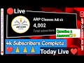 Thank You Everyone ❤🙏4k Subscribers Complete Ho gaye | ❤ Thank You ❤ | ARP Classes Adi sir is live 😊