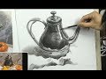 How to draw metal material