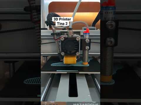3D Printer Tina 2 Weedo. Make a Flexible Dino.