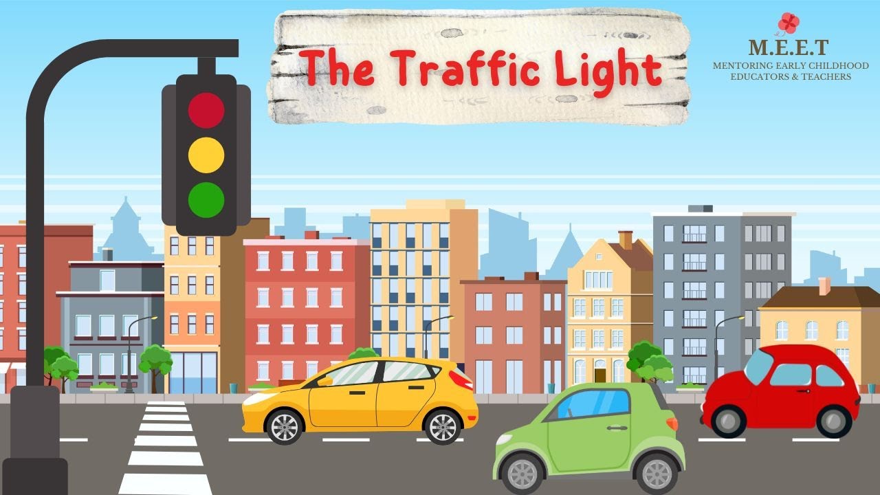 🚦 Traffic Light Song | Road Safety Nursery Rhyme | Chrysaellect Kids Songs