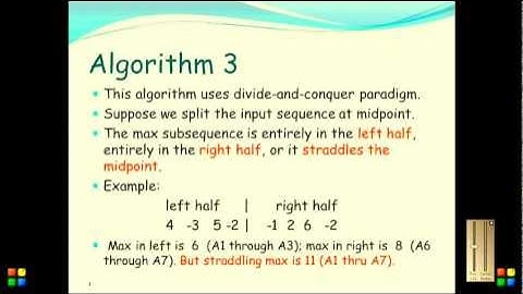 Maximum Subsequence Problem : wiseguru.org