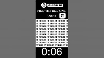 Find the Odd One Out! |QUICK IQ| #OddOneOut #BrainTeaser #PuzzleChallenge #shortsyoutube#shorts#find