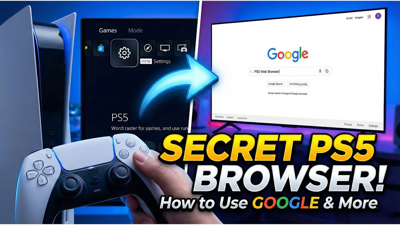 How to Get Google on PS5 (Web Browser) 2026 Trick - YouTube