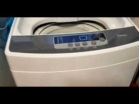 Portable Top load danby washer (doing laundry)