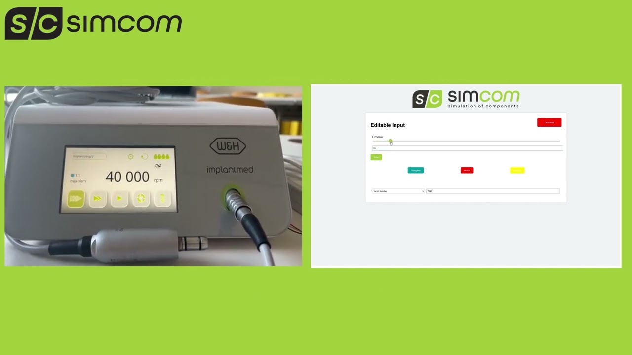SimCom - Entwicklung eines Testsystems für W&H