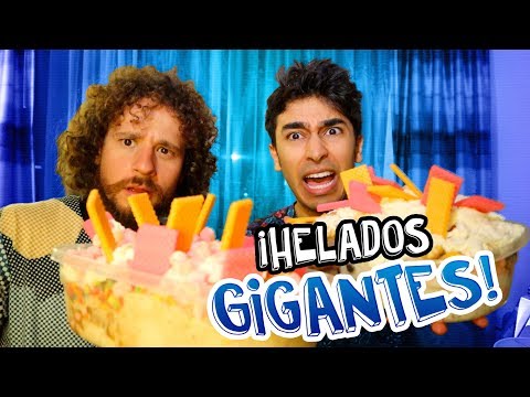 RETO DE HELADOS GIGANTES (con Luisito Comunica)