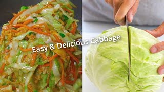 San usameyso kabeg ad umac 🤤 Easy & Delicious Cabbage recipe 