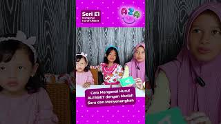 #E1 Belajar Mengenal Huruf A Sampai Z Sambil Bermain #Alfabet #FlashCard Game, Seru Banget #Shorts