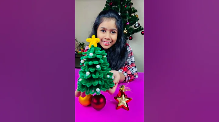 DIY Pipe Cleaner Christmas Tree❤️Easy Christmas Craft/Christmas Decorations DIY#diy #christmas