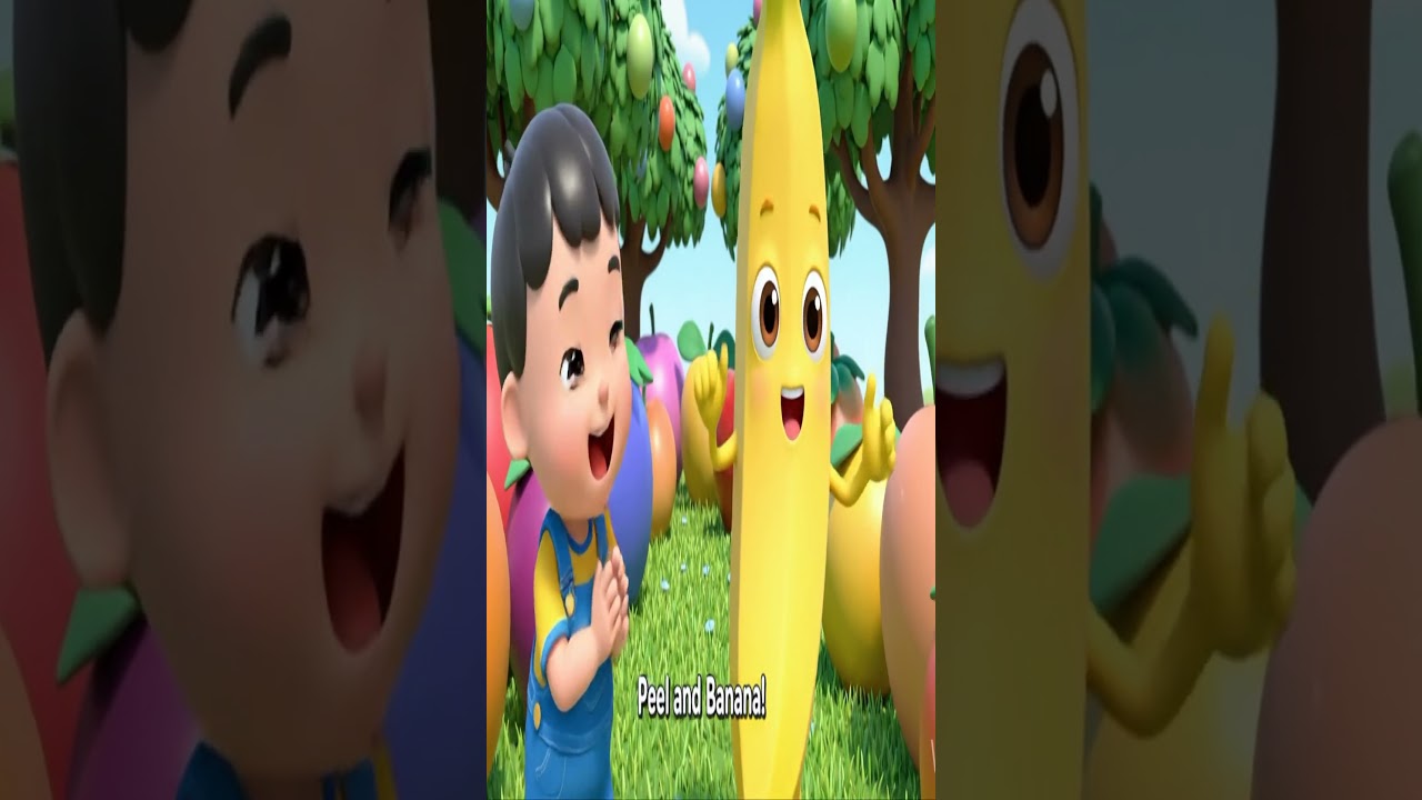 &ldquo;Healthy Colourful Fruits 🍌🍎 | Learning for Toddlers&rdquo;Banana #shortsfeed #nurseryrhymes #shorts