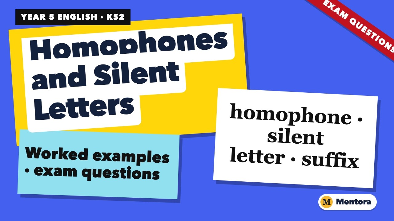 Year 5 English: Homophones and Silent Letters | KS2 - YouTube