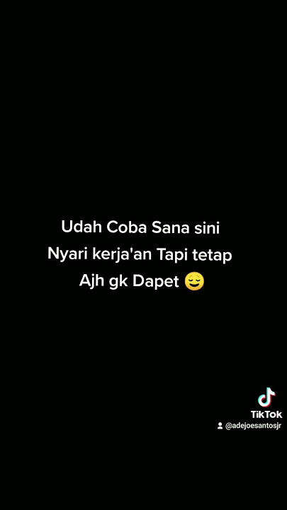 story pengangguran