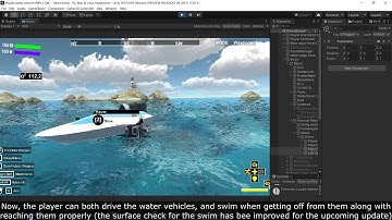 Game Kit Controller (GKC) Tutorial: Dynamic Water Physics & General ride/drive system