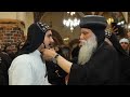 لحظات روحية م قدسة من عشية رسامة الآباء الرهبان الجدد