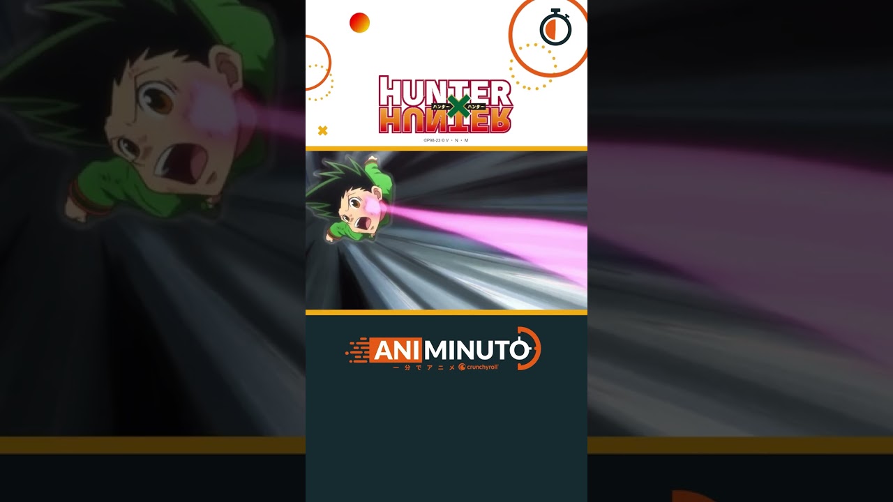 Você PRECISA assistir Hunter x Hunter #Animinuto #shorts 
