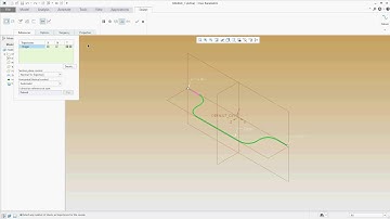 Creo Parametric Tutorial: Door Handle by Sweep Feature