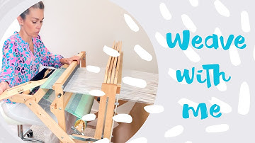 Weave with me ☀️ Sunwashed Towels ☀️ Weaving on a floor loom ☀️ Handwoven dish towels