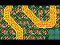 So I filled my ENTIRE map with Spike Factories... (Bloons TD Battles)