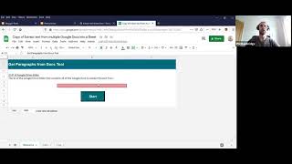 Extract text from multiple Google Docs into a Sheet tutorial