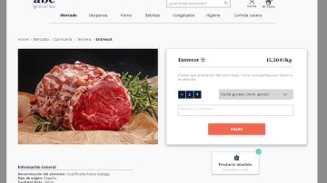 ABC Groceries, High Fidelity Wireframes