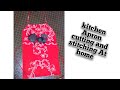 kitchen Apron cutting and stitching! how to Stitching apron at home ..