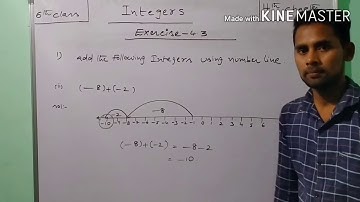 6th class, Integers, Exercise-4.3, Pb no: 1,2,3,4.