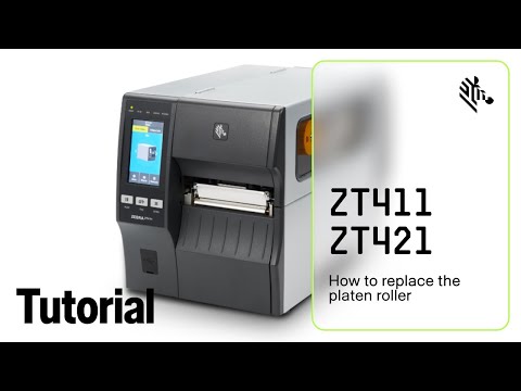 How to Replace the Platen Roller on the ZT411 and ZT421 Printers | Zebra
