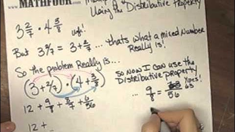 Multiplying Mixed Numbers Using the Distributive Property and Music