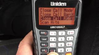 Uniden Ubc125xlt 3-3 Close call demo and explanation