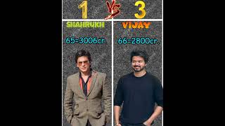 Shahrukh Khan vs Vijay thalapathy comparison//#srk #vijaythalapathy #comparison screenshot 2
