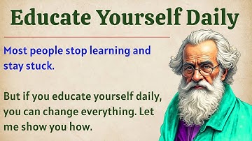 Educate Yourself Daily 📚| Graded Reader Level 2 | Improve Your English Fluency ✅️