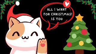 Cute cats singing All I Want for Christmas Is You