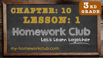 Homework Help Common Core Math Grade 3 Chapter 10 Lesson 1 - part 1