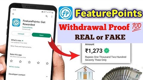 Feature Points App Se Paise Kese Withdraw Kare 🤔| Feature Points App Real or Fake |New Earning App|