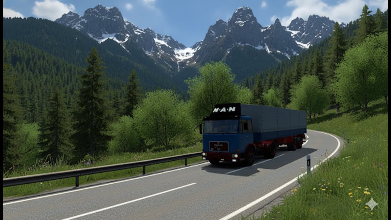ETS2 Classic Trucks New Unterwegs auf der 1.57 Beta