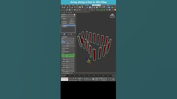 Quickly Duplicate 3D Objects Along a Path in 3ds Max | Array Modifier Trick #shorts #3dsmax #array
