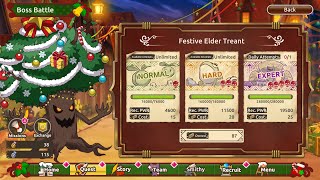 Konosuba Fantastic Days - Festive Elder Treant Chrismas Event Boss Expert 60% Run