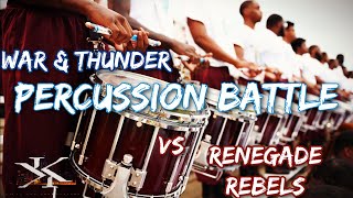 Jackson State's "War & Thunder" Vs Talladega College's "Renegade Rebels" - Percussion Battle - 2021