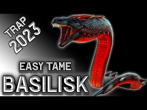 How to tame Basilisk - Basilisk Trap - Basilisk Ark - Easy Basilisk Ark Survival Evolved