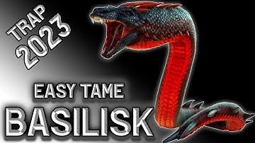 How to tame Basilisk - Basilisk Trap - Basilisk Ark - Easy Basilisk Ark Survival Evolved
