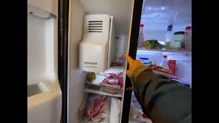 20211224 Samsung fridge side by side freezer cold fridge not cold why