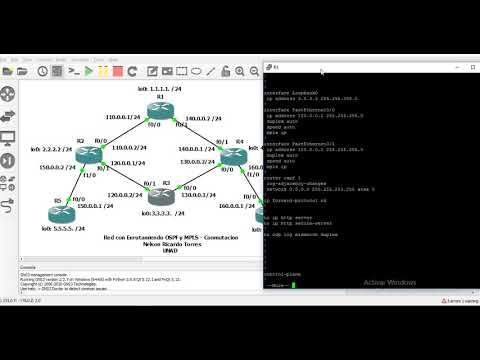 Actividad 4 - Simulacion de Red MPLS mediante GNS3 y Wireshark - YouTube