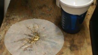 How to Recover Gold with A/P Acid peroxide method for gold fingers and gold plated boards easily.