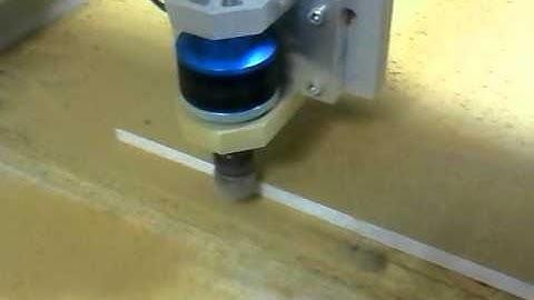 Flattening table with diy spindle made from brushless motor