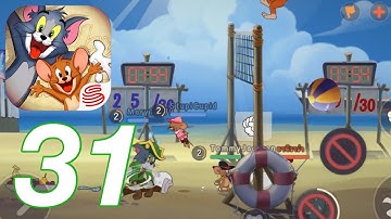 Tom and Jerry: Chase - Gameplay Walkthrough Part 31 - Casual Mode/Beach Volleyball (iOS,Android)